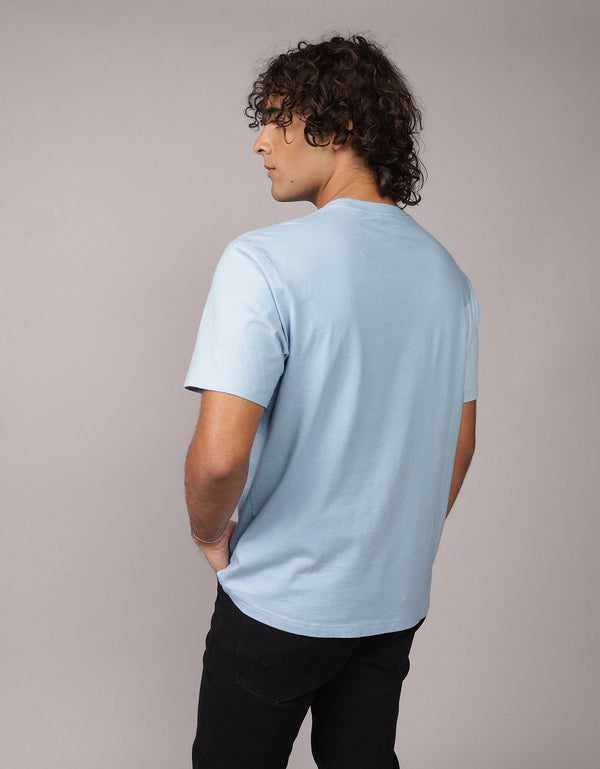 Camiseta Oversized Ae - Azul