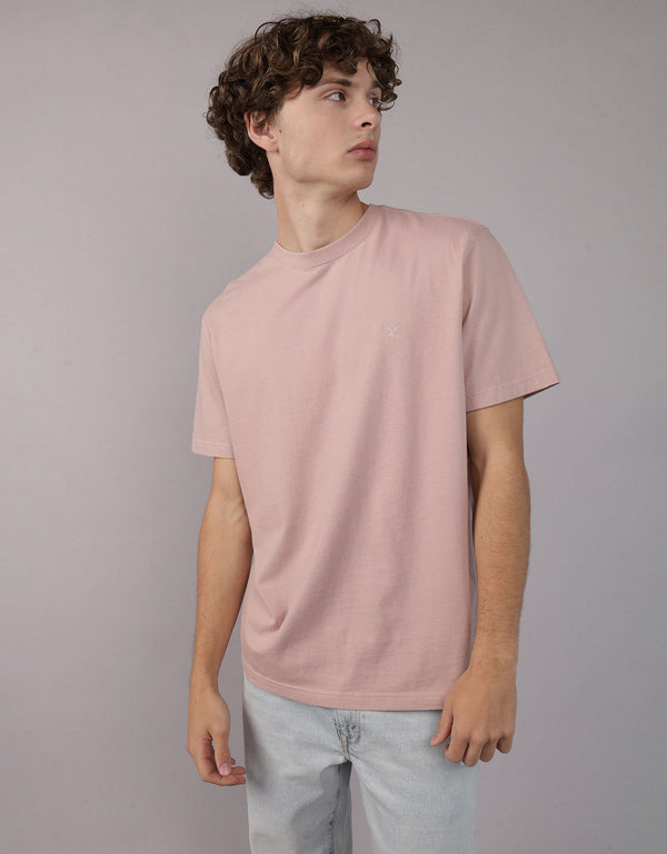 Camiseta Oversized Ae - Rosa