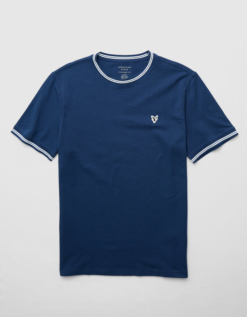 Camiseta Piqué Flex de Ae - Azul 1164_3090_405_f