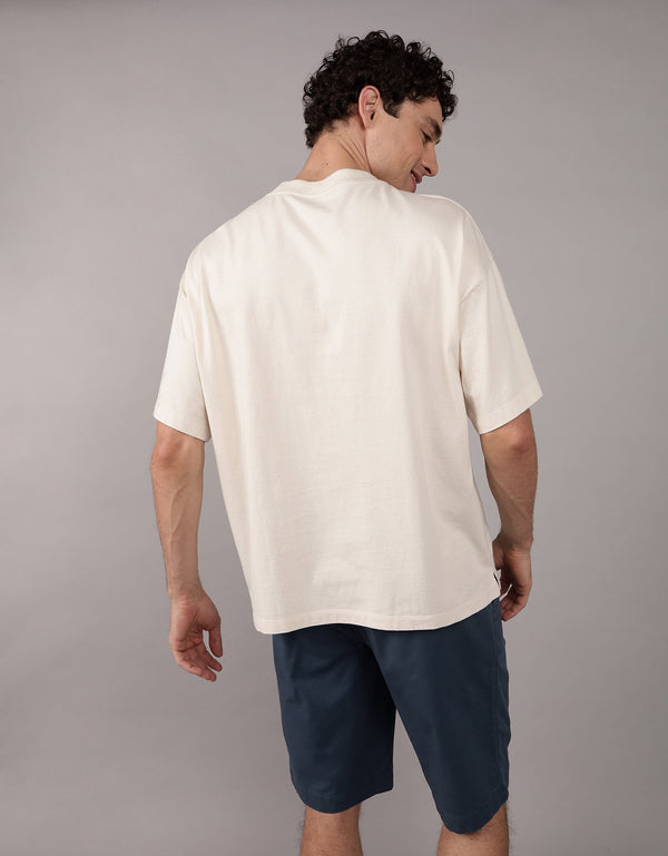 Camiseta de cuello redondo Ae - Blanco