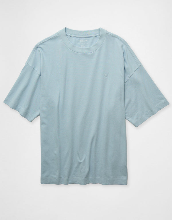 Camiseta de cuello redondo Ae - Azul