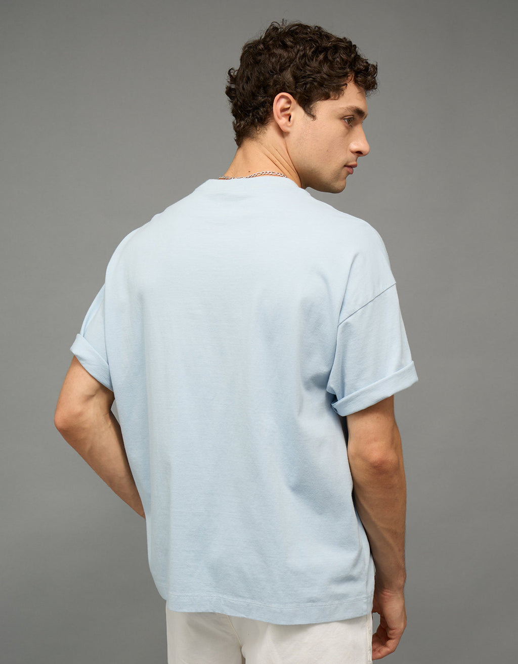 Camiseta de cuello redondo Ae - Azul 1164_3664_402_ob