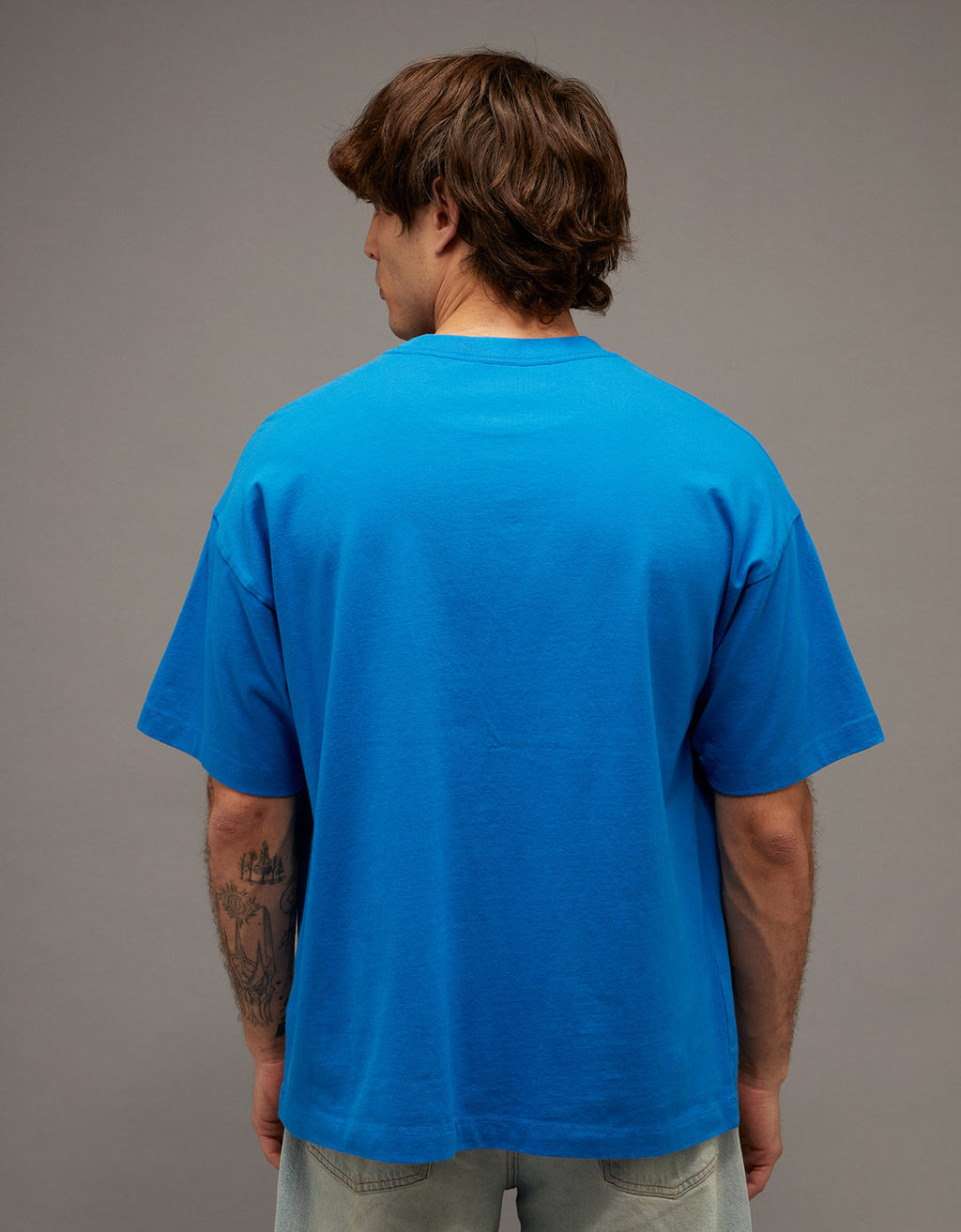 Camiseta de cuello redondo Ae - Azul 1164_3664_425_ob