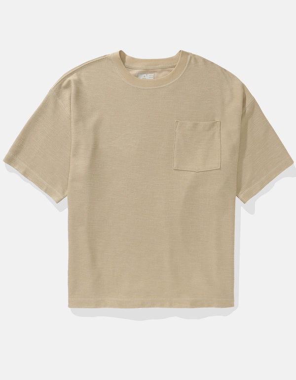 Camiseta Oversized Ae - Caqui