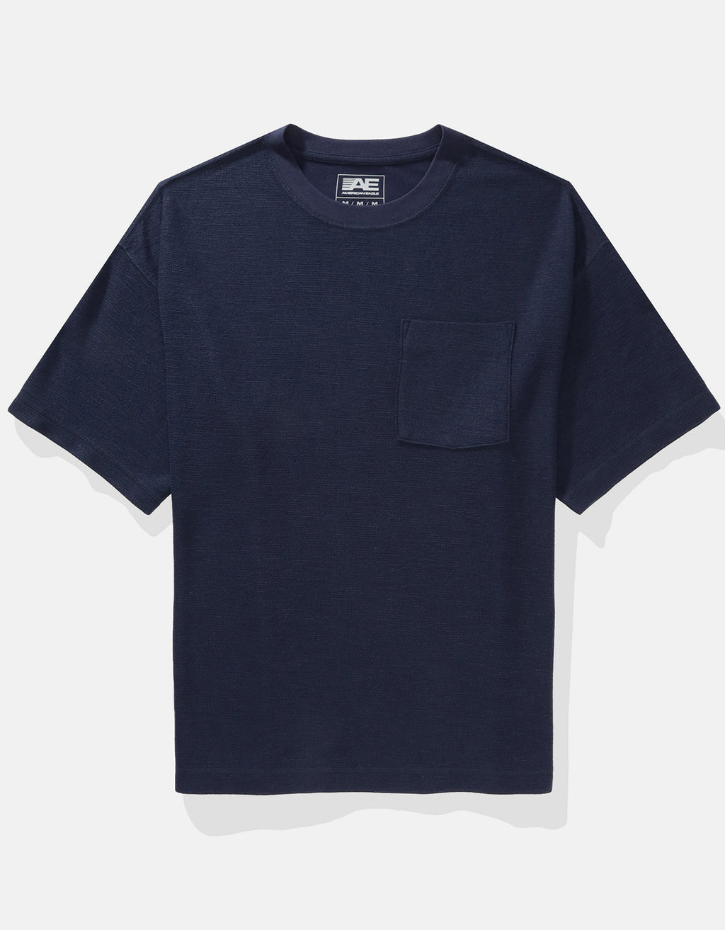 Camiseta Oversized Ae - Azul 1164_4669_410_f