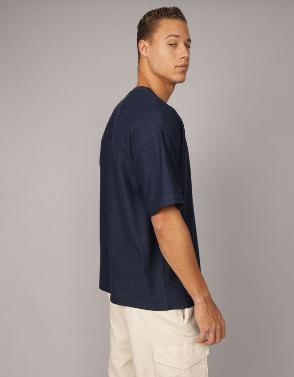 Camiseta Oversized Ae - Azul