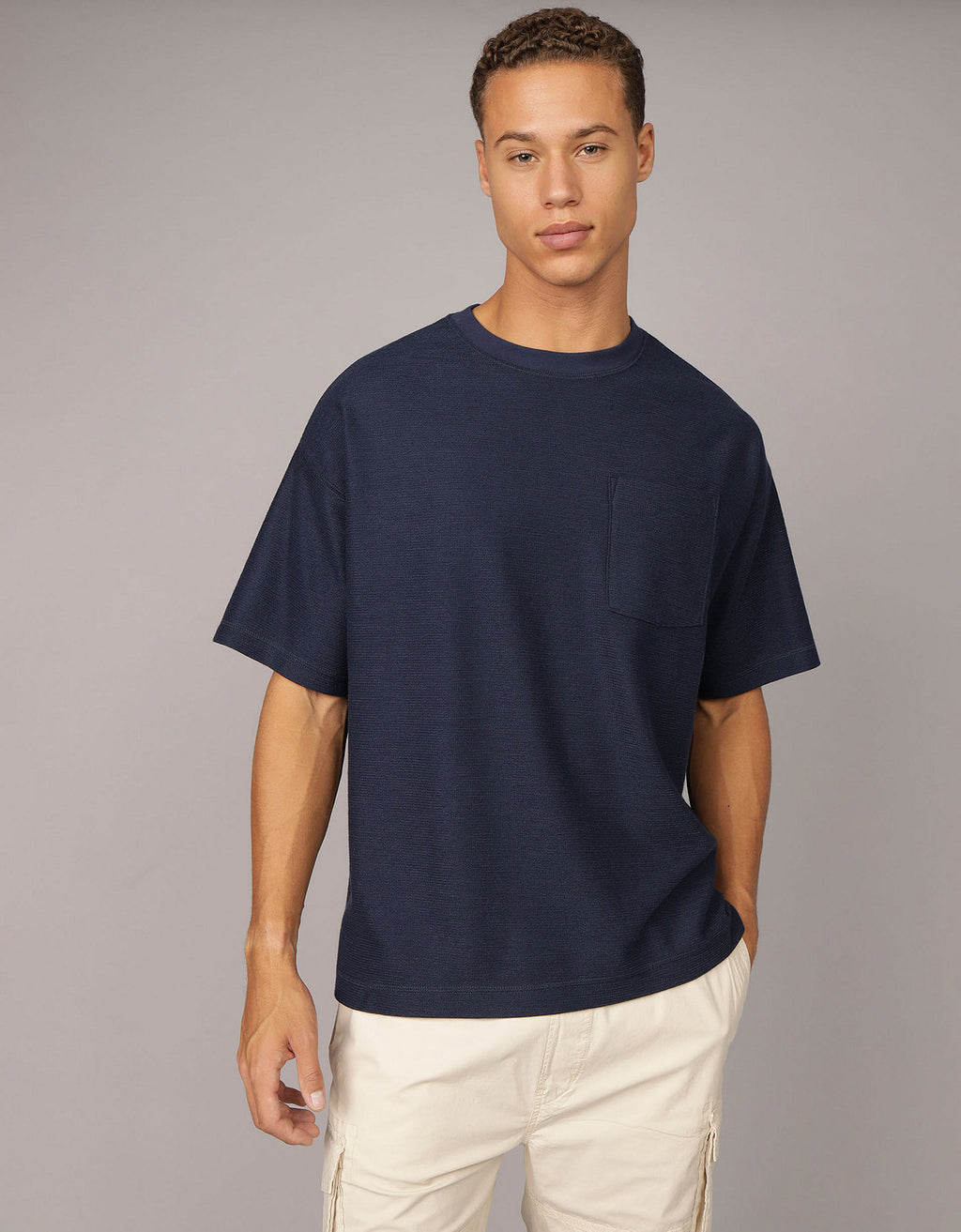 Camiseta Oversized Ae - Azul 1164_4669_410_of