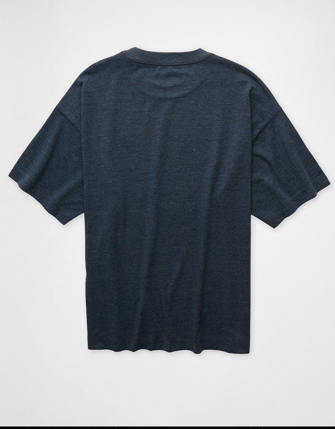 Camiseta de punto afelpado Ae Boxy - Azul 1164_4906_445_b