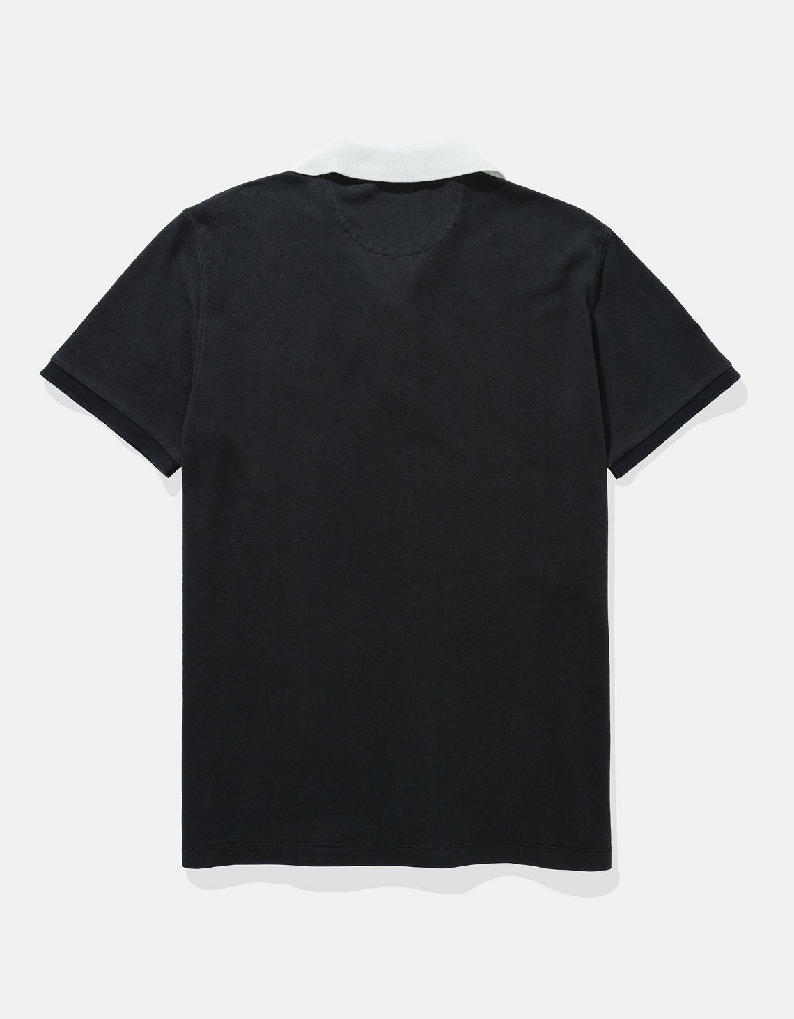 Camiseta Tipo Polo Slim Fit Ae - Negro 1165_4882_167_b