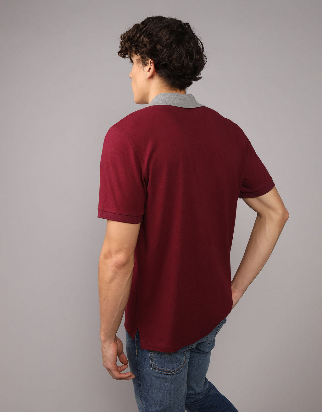 Camiseta Tipo Polo Slim Fit Ae - Generico 1165_4882_613_ob