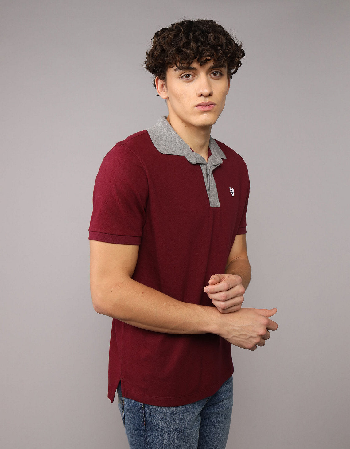 Camiseta Tipo Polo Slim Fit Ae - Generico 1165_4882_613_of