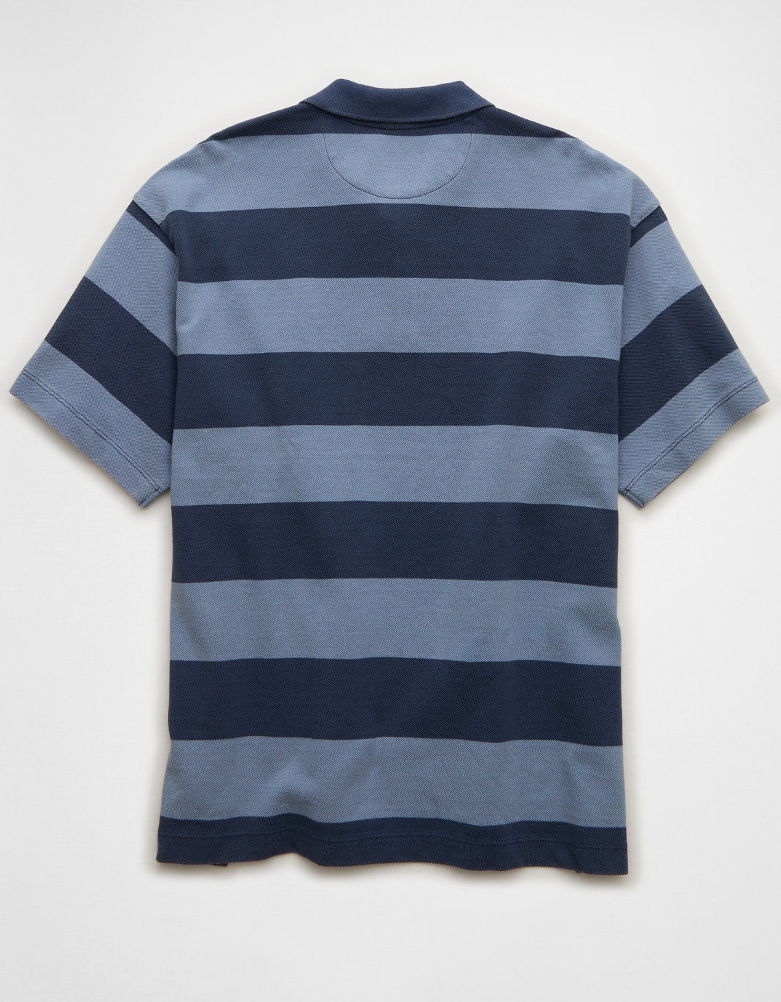 Camiseta Polo Piqué Boxy fit Ae - Azul 1165_5160_410_b