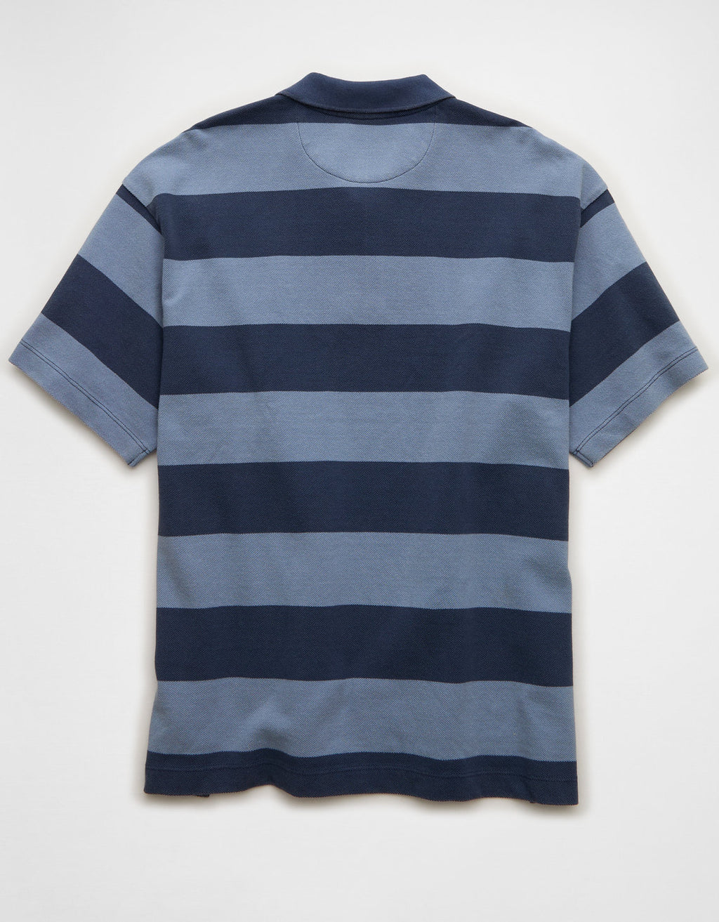 Camiseta Polo Piqué Boxy fit Ae - Azul 1165_5160_410_b