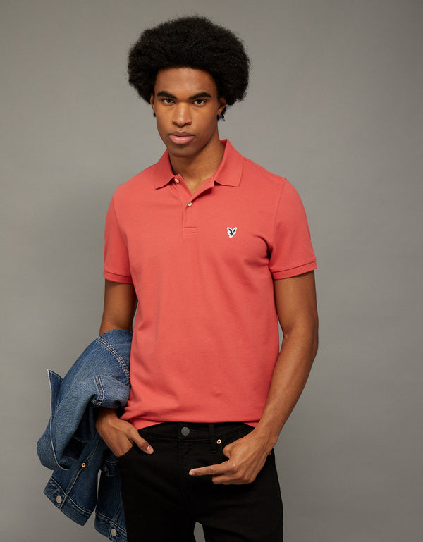 Camiseta Tipo Polo Slim Fit Ae - Generico
