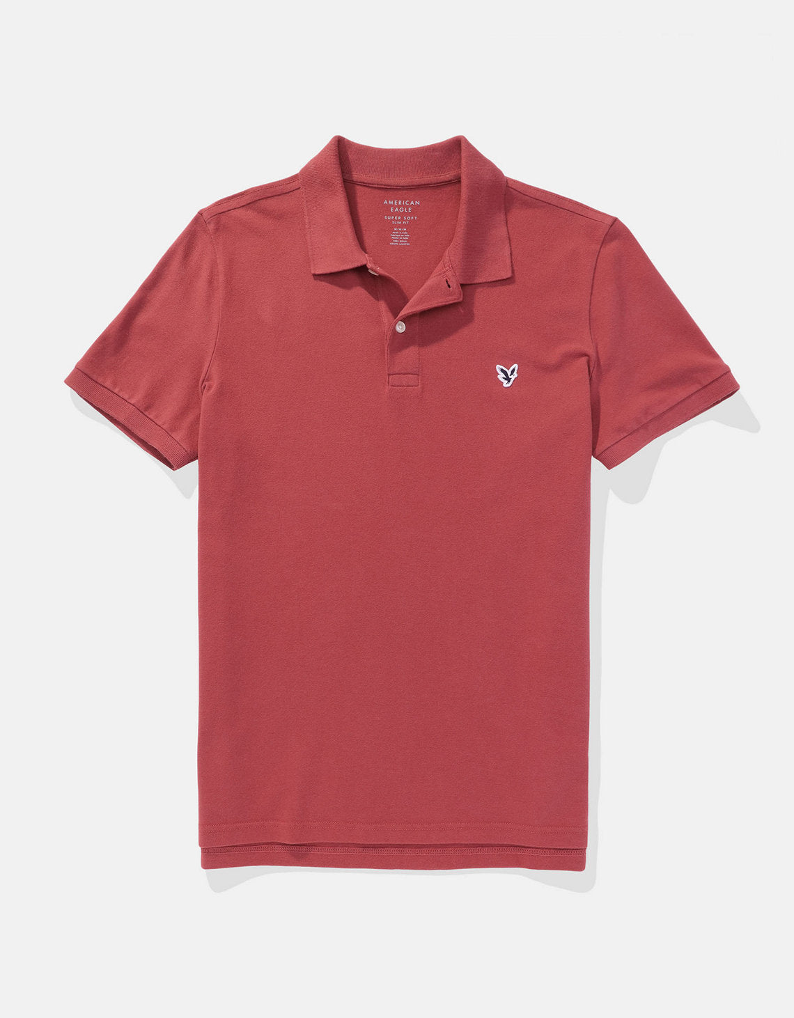 Camiseta Tipo Polo Slim Fit Ae - Café 1165_9146_244_f