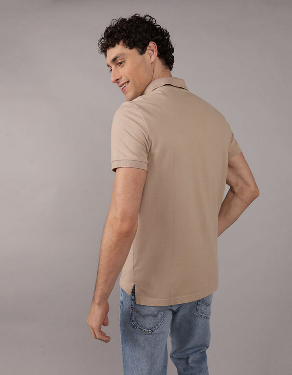 Camiseta Tipo Polo Slim Fit Ae - Generico