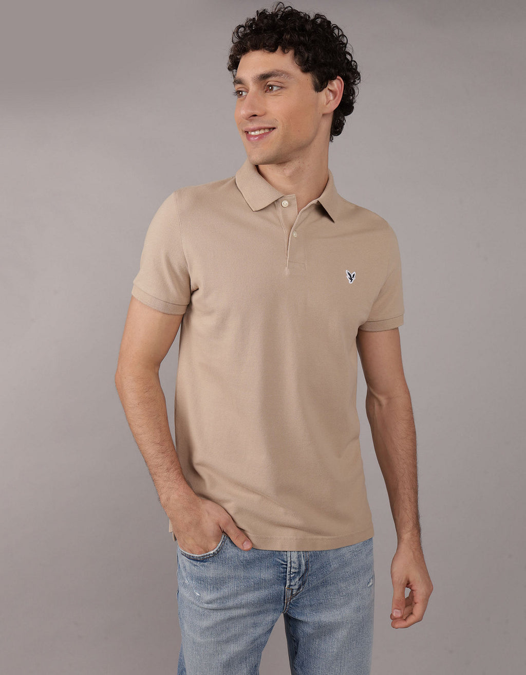 Camiseta Tipo Polo Slim Fit Ae - Generico 1165_9146_254_of