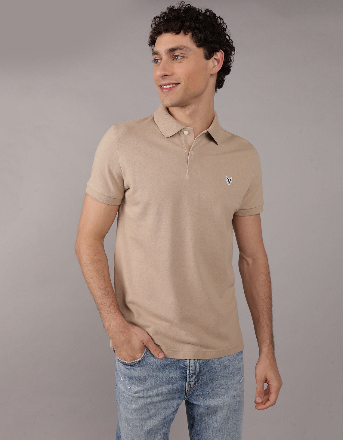 Camiseta Tipo Polo Slim Fit Ae - Generico 1165_9146_254_of