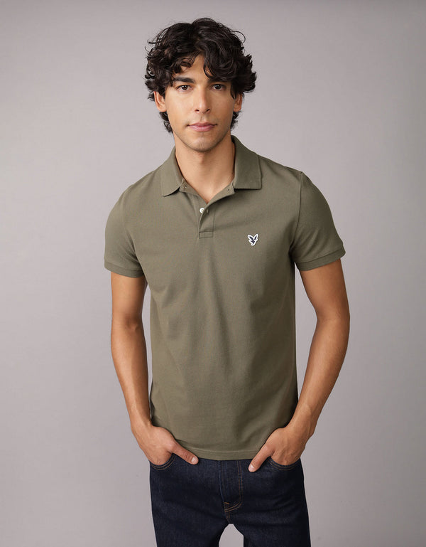 Camiseta Tipo Polo Slim Fit Ae - Generico