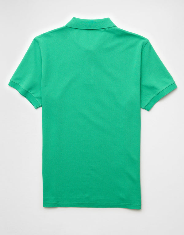 Camiseta Tipo Polo Slim Fit Ae - Verde