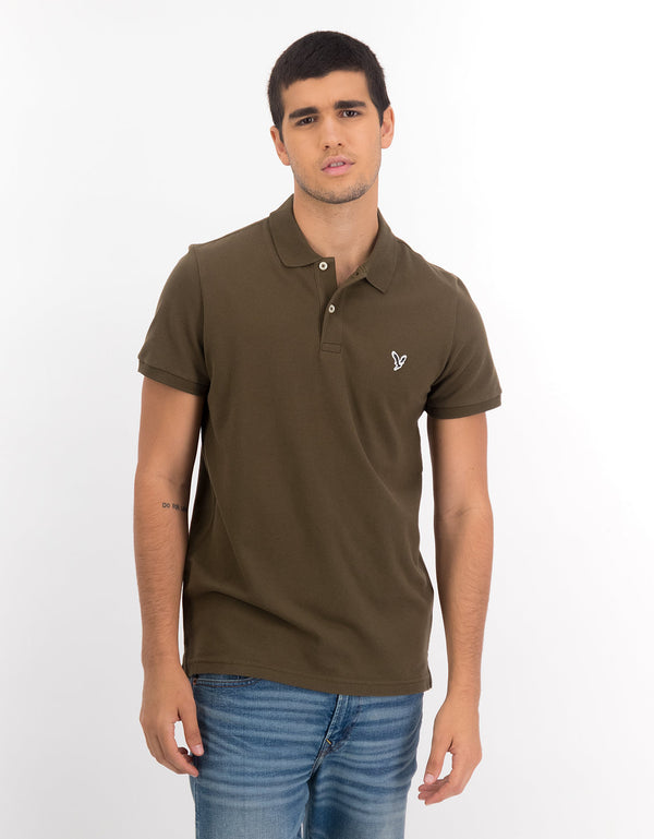 Camiseta Tipo Polo Slim Fit Ae - Generico