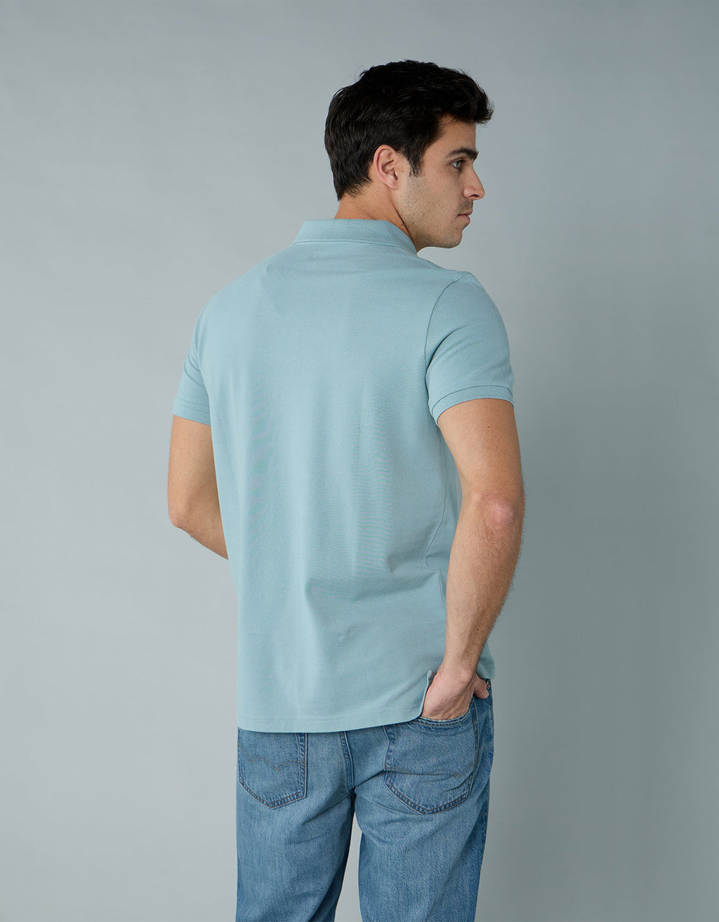 Camiseta Tipo Polo Slim Fit Ae - Generico 1165_9146_333_ob