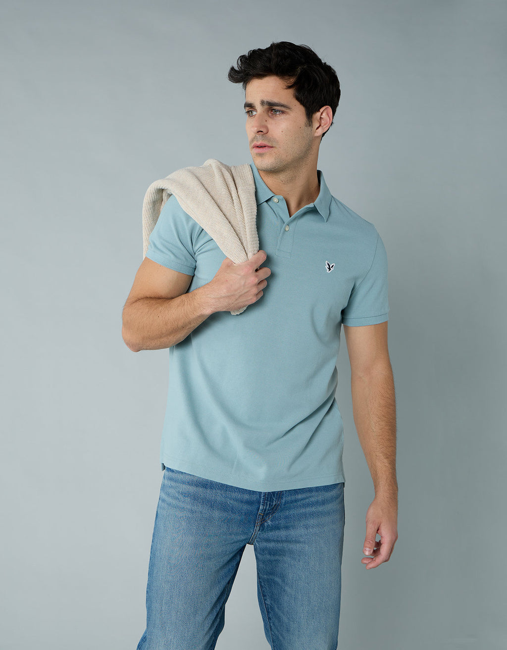 Camiseta Tipo Polo Slim Fit Ae - Generico 1165_9146_333_of