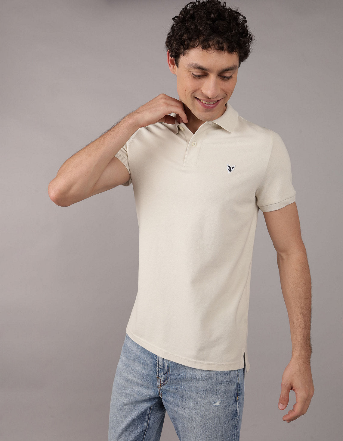 Camiseta Tipo Polo Slim Fit Ae - Generico 1165_9146_385_of