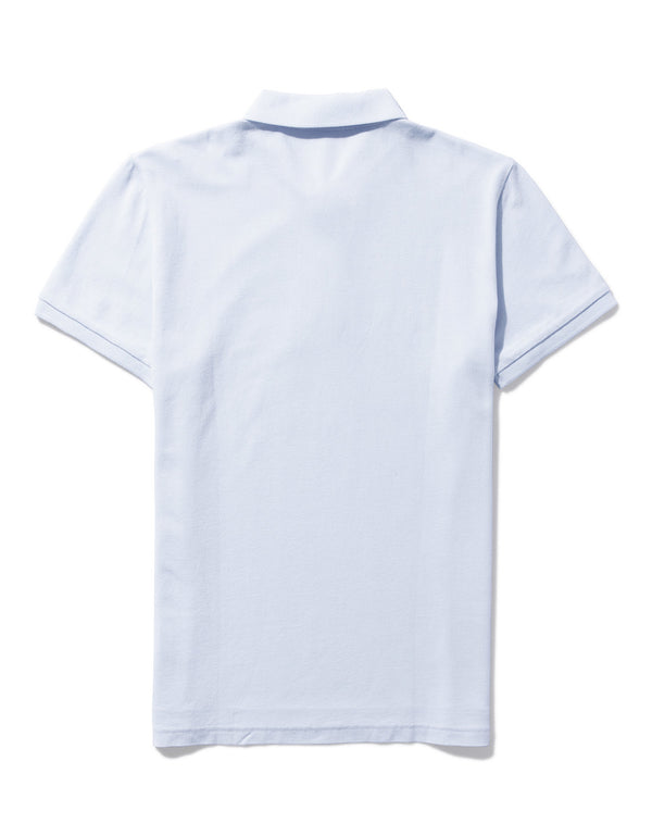 Camiseta Tipo Polo Slim Fit Ae - Azul