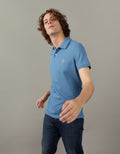 Camiseta Tipo Polo Slim Fit Ae - Azul 1165_9146_404_of