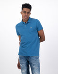 Camiseta Tipo Polo Slim Fit Ae - Azul 1165_9146_415_of