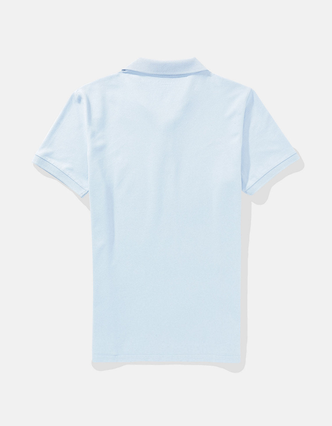 Camiseta Tipo Polo Slim Fit Ae - Azul 1165_9146_434_b