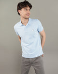Camiseta Tipo Polo Slim Fit Ae - Azul 1165_9146_434_of