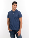 Camiseta Tipo Polo Slim Fit Ae - Azul 1165_9146_483_of