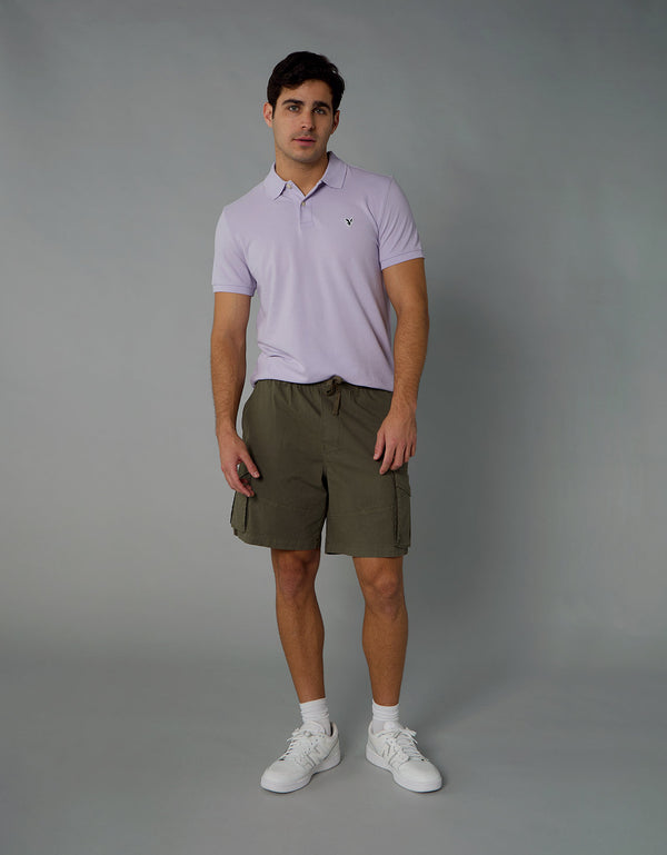 Camiseta Tipo Polo Slim Fit Ae - Generico