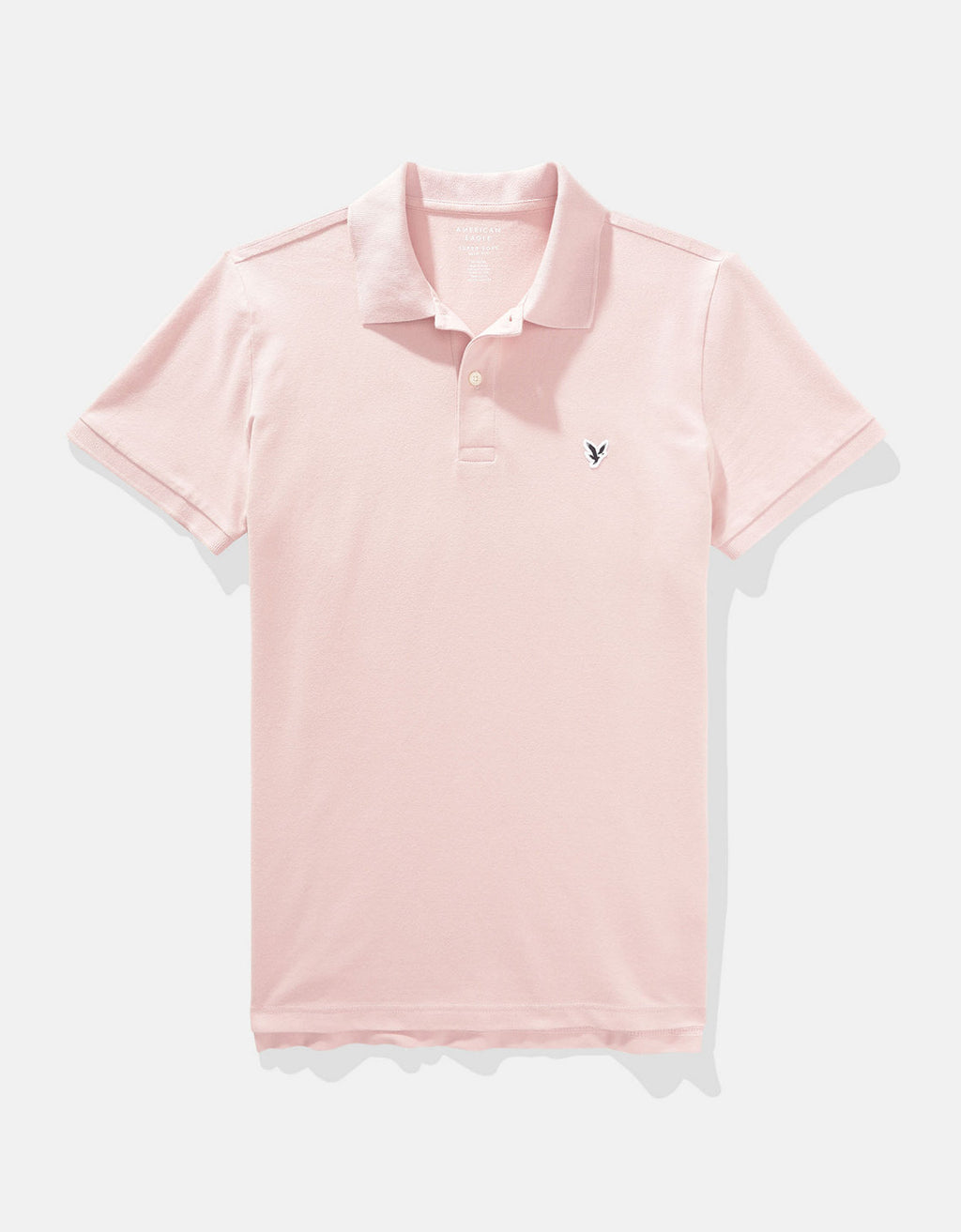 Camiseta Tipo Polo Slim Fit Ae - Rosa 1165_9146_627_f