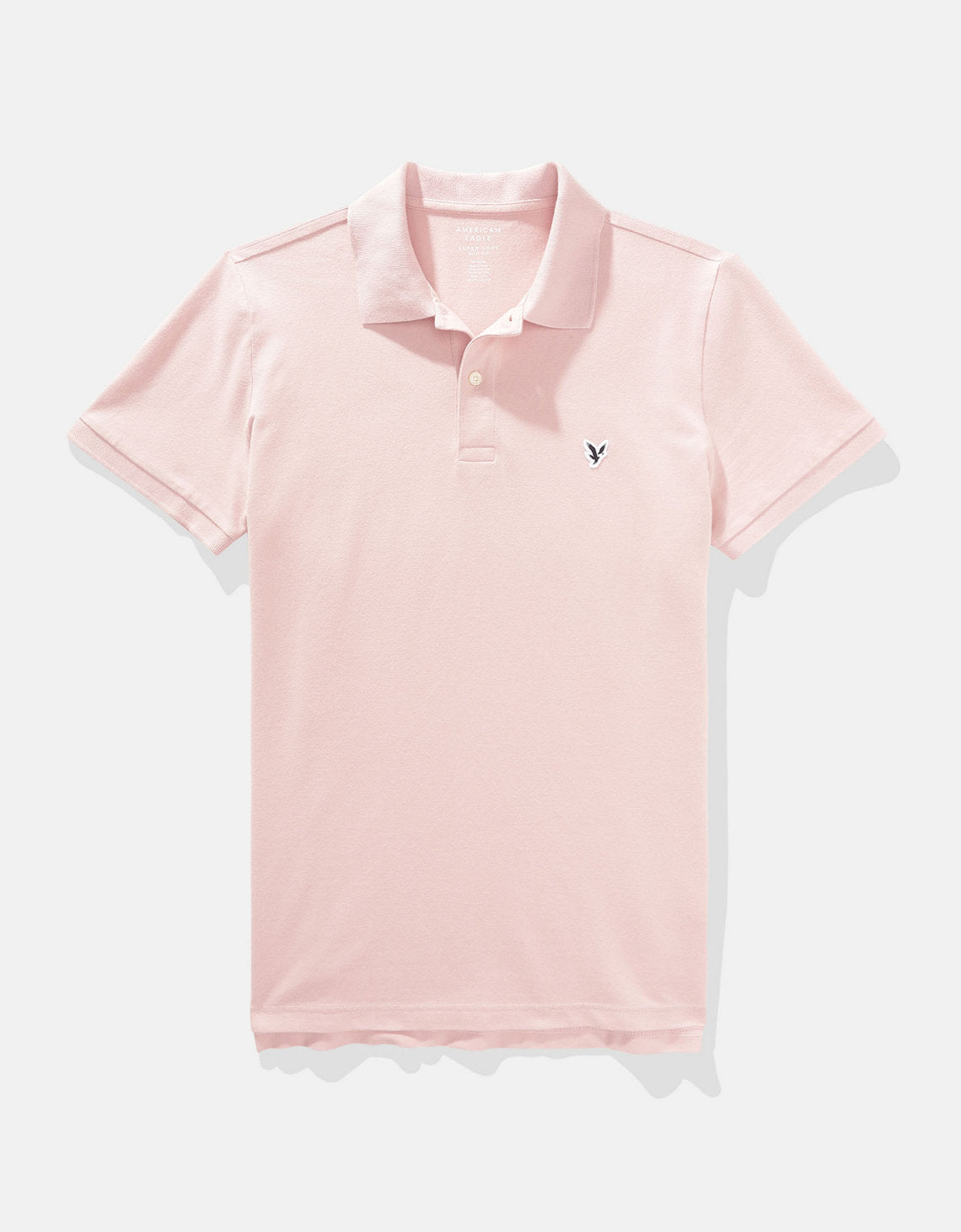 Camiseta Tipo Polo Slim Fit Ae - Rosa 1165_9146_627_f