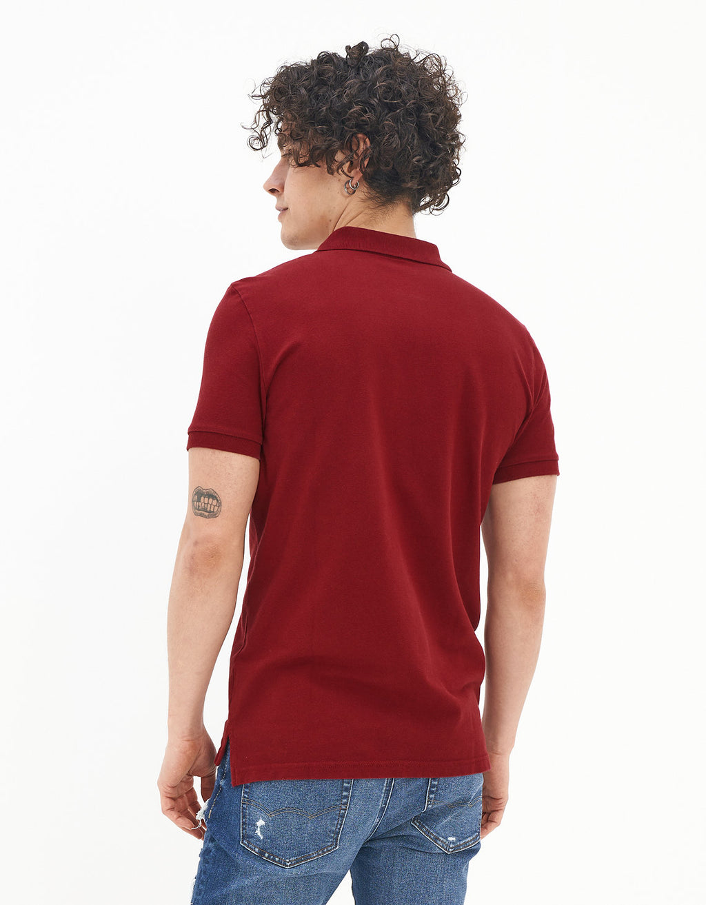 Camiseta Tipo Polo Slim Fit Ae - Generico 1165_9146_688_ob