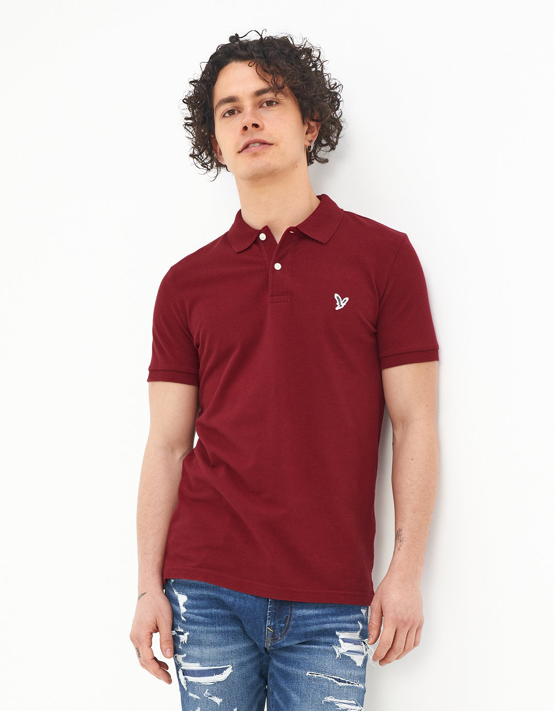Camiseta Tipo Polo Slim Fit Ae - Generico 1165_9146_688_of
