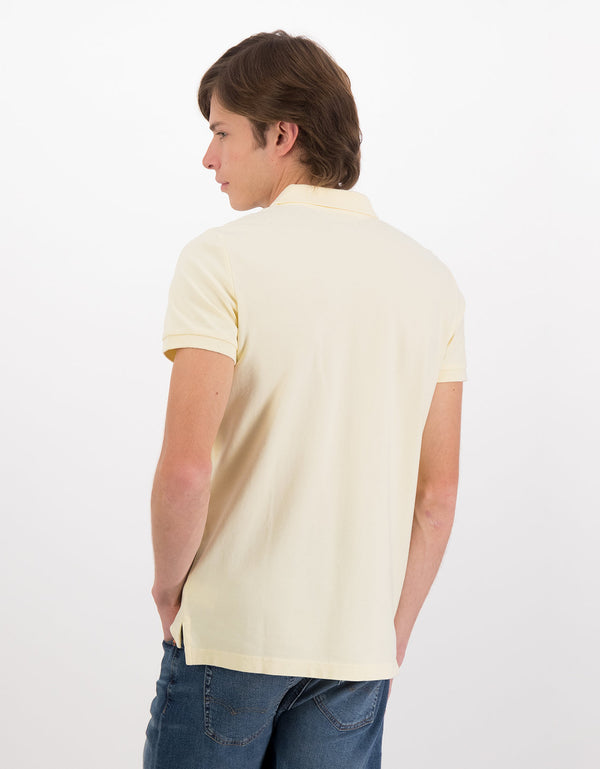 Camiseta Tipo Polo Slim Fit Ae - Verde