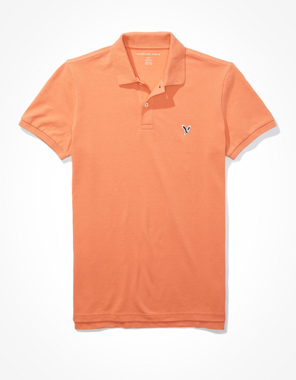 Camiseta Tipo Polo Slim Fit Ae - Rosa 1165_9146_837_f