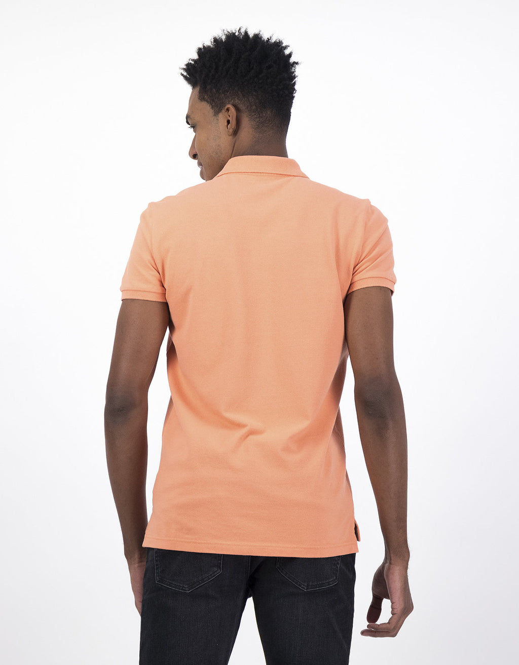 Camiseta Tipo Polo Slim Fit Ae - Rosa 1165_9146_837_ob