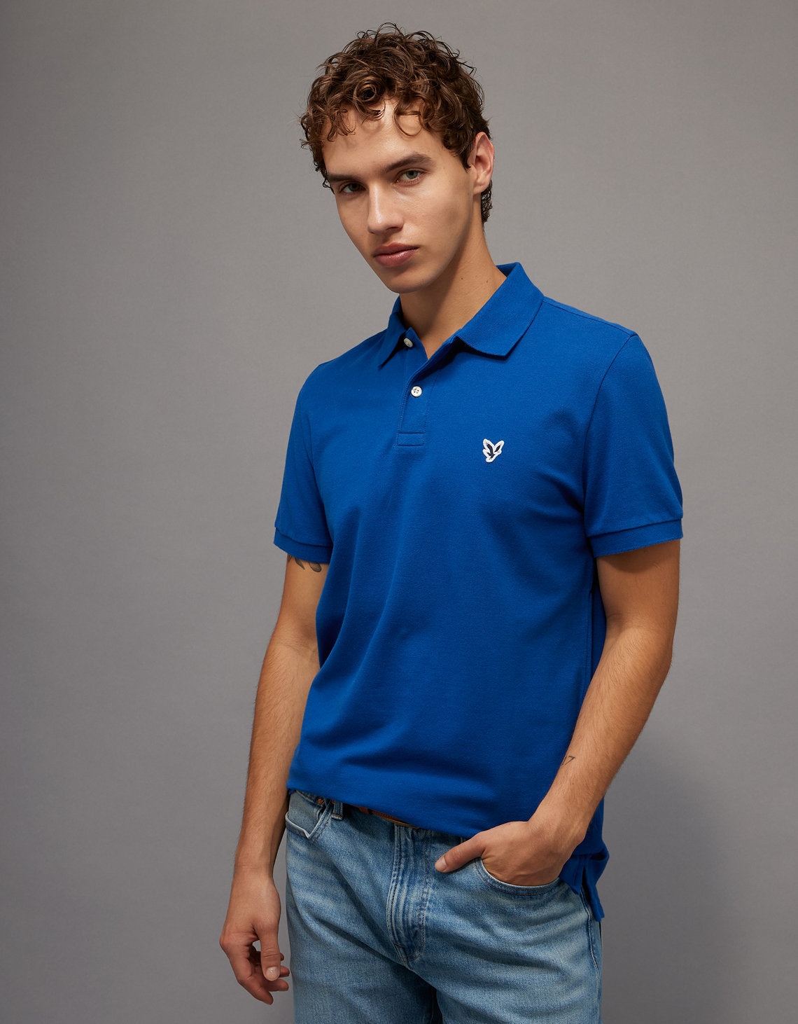 Camiseta Tipo Polo Slim Fit Ae - Generico 1165_9146_976_of