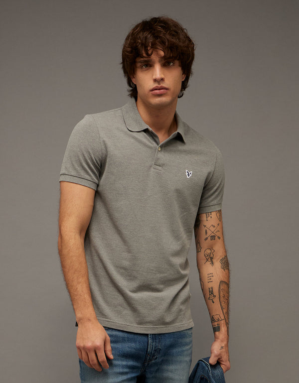 Polo Slim Fit para Hombre - Gris