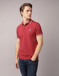 Camiseta Polo de Pique Slim Fit Ae - Café 1165_9150_244_of