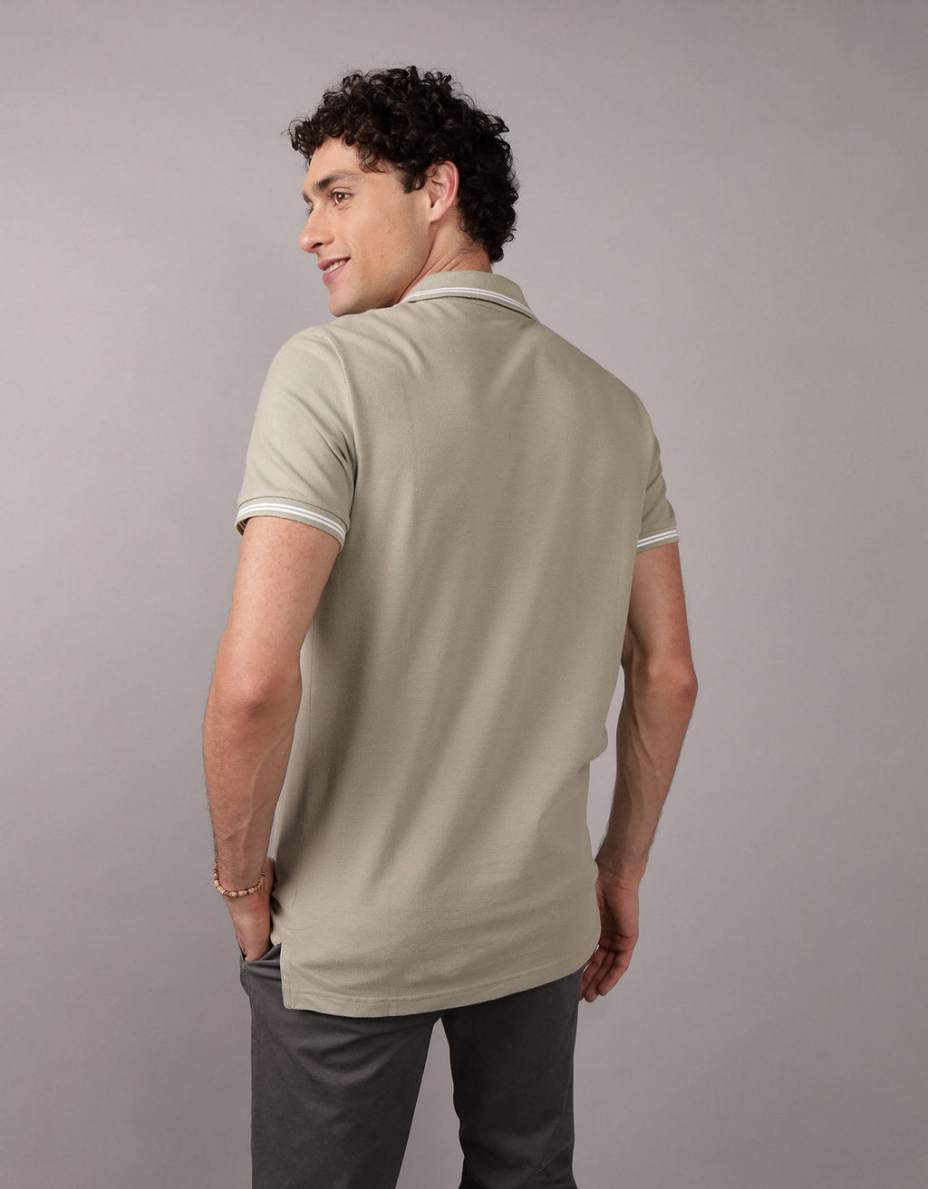 Camiseta Polo de Pique Slim Fit Ae - Generico 1165_9150_306_ob