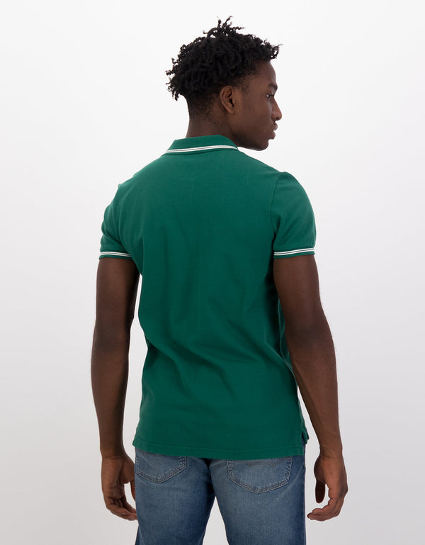 Camiseta Polo de Pique Slim Fit Ae - Verde