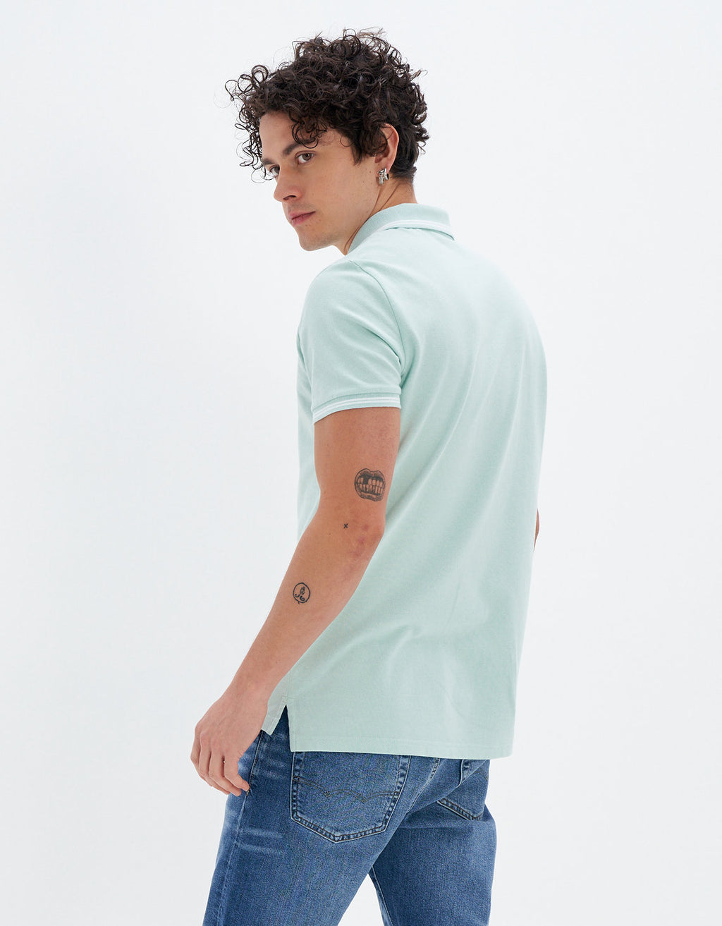 Camiseta Polo de Pique Slim Fit Ae - Generico 1165_9150_313_ob