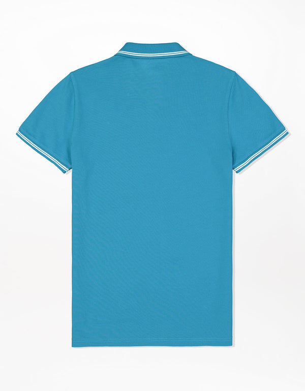 Camiseta Polo de Pique Slim Fit Ae - Verde