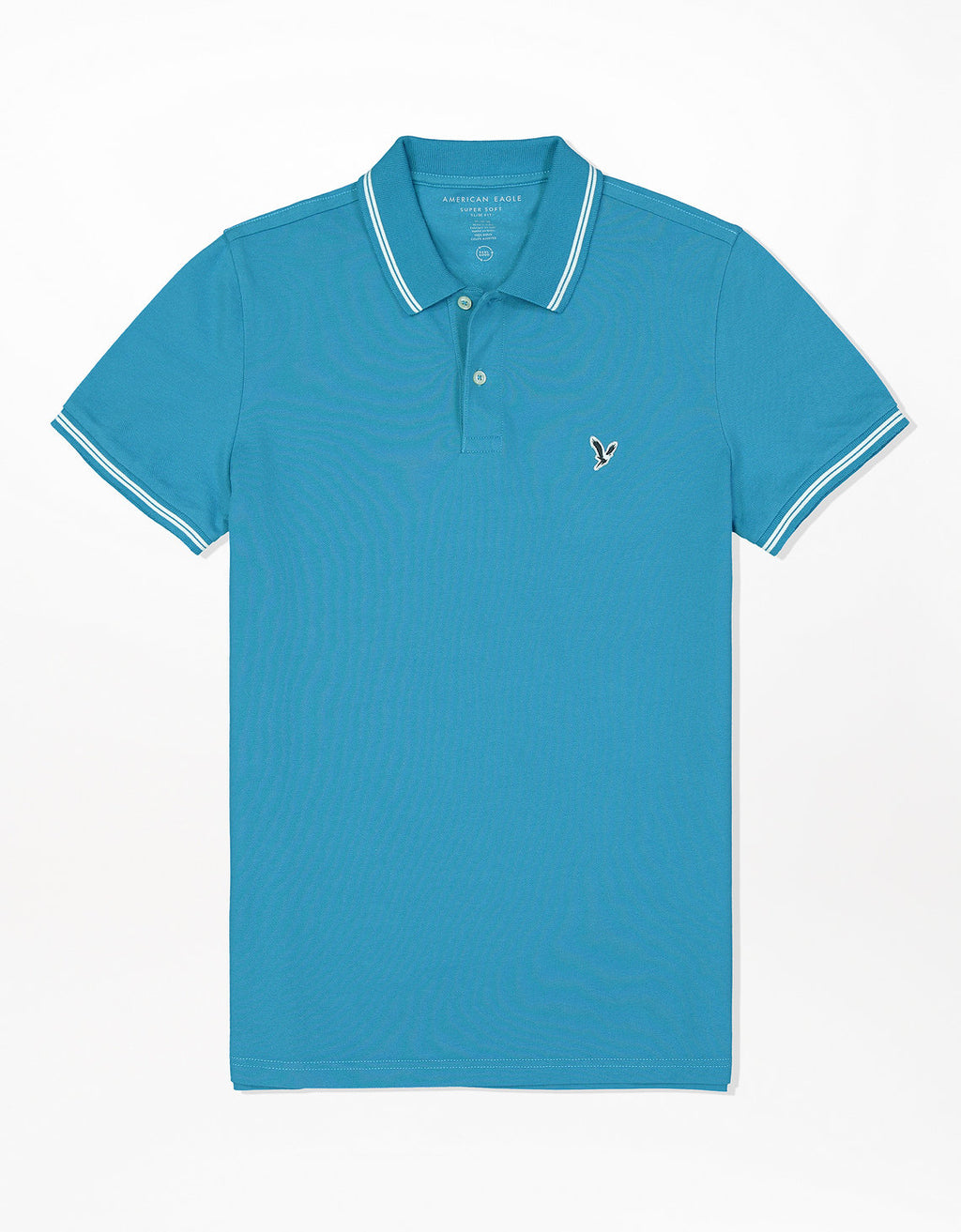 Camiseta Polo de Pique Slim Fit Ae - Verde 1165_9150_328_f